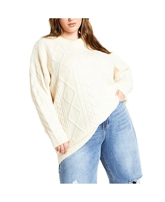 City Chic Plus Size Jojo Sweater