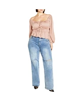 City Chic Plus Yasmine Top