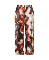 City Chic Plus Miranda Print Pant