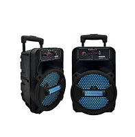 Toptech Rock-8 Multimedia Speaker, 1500W, 8" Woofer, Bluetooth