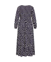 City Chic Plus Jayden Print Maxi Dress