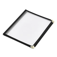 Yescom WeChef 60 Pack Menu Covers 8.5x11" 6 Views Book Style Cafe Restaurant