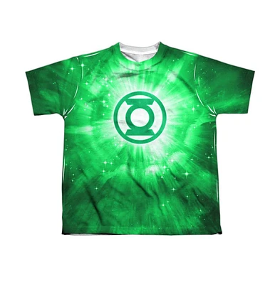 Green Lantern Boys Energy Short Sleeve Poly Crew Tee / T-Shirt