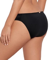 Lauren Ralph Women's Shirred Side Tab Hipster Swim Bottom