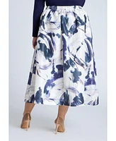 Eloquii Plus Midi Full Circle Skirt