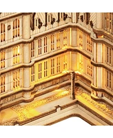 Robotime 3D Jigsaw Puzzle Big Ben London Architecture Wooden Model Kits for Teens/Adults, 3.9"4.2"7.5"