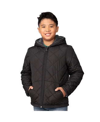 Free Country Boys Quilted Reversible Hooded Jacket