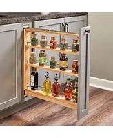 Rev-a-Shelf 3" Pullout Shelf Organizer Rack for Cabinet Base Filler, 438-bc-3C