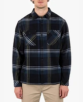 Hurley Men's Santa Cruz Shoreline Flannel Long Sleeve Shirt