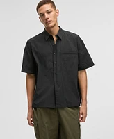 Mode of One Men's Relaxed Fit Short-Sleeve Button-Front Nylon Shirt, Exclusively at Macy's