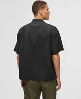 Mode of One Men's Relaxed Fit Short-Sleeve Button-Front Nylon Shirt, Exclusively at Macy's