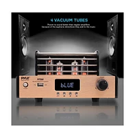 Pyle Bluetooth Tube Amplifier Stereo Receiver