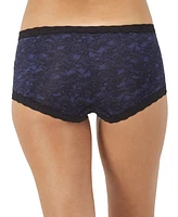 Maidenform Lace Trim Microfiber Boyshort Underwear 40760