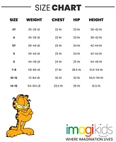 Garfield Little Girls T-Shirt and French Terry Dolphin Shorts Outfit Set