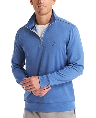 Nautica Men's Quarter Zip Fleece Sweatshirt