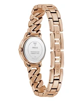 Guess Women's Analog Rose Gold Tone Steel Watch, 25mm