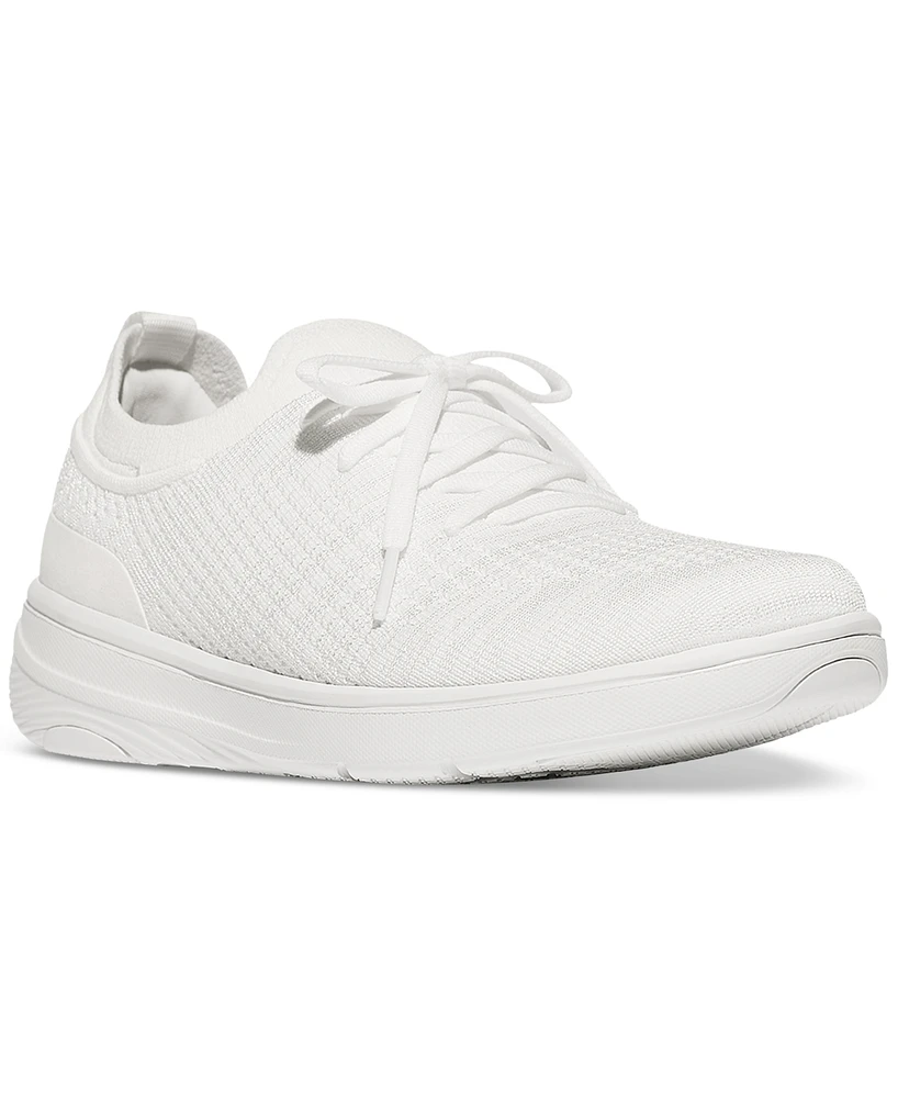 FitFlop Women's Super-q Knit Slip-On Lace-Up Sneakers