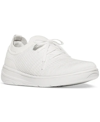 FitFlop Women's Super-q Knit Slip-On Lace-Up Sneakers