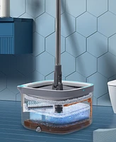 True & Tidy True Clean Spin Mop & Bucket Cleaning System