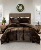 Madison Park Duke Reversible Faux Fur Comforter Sets