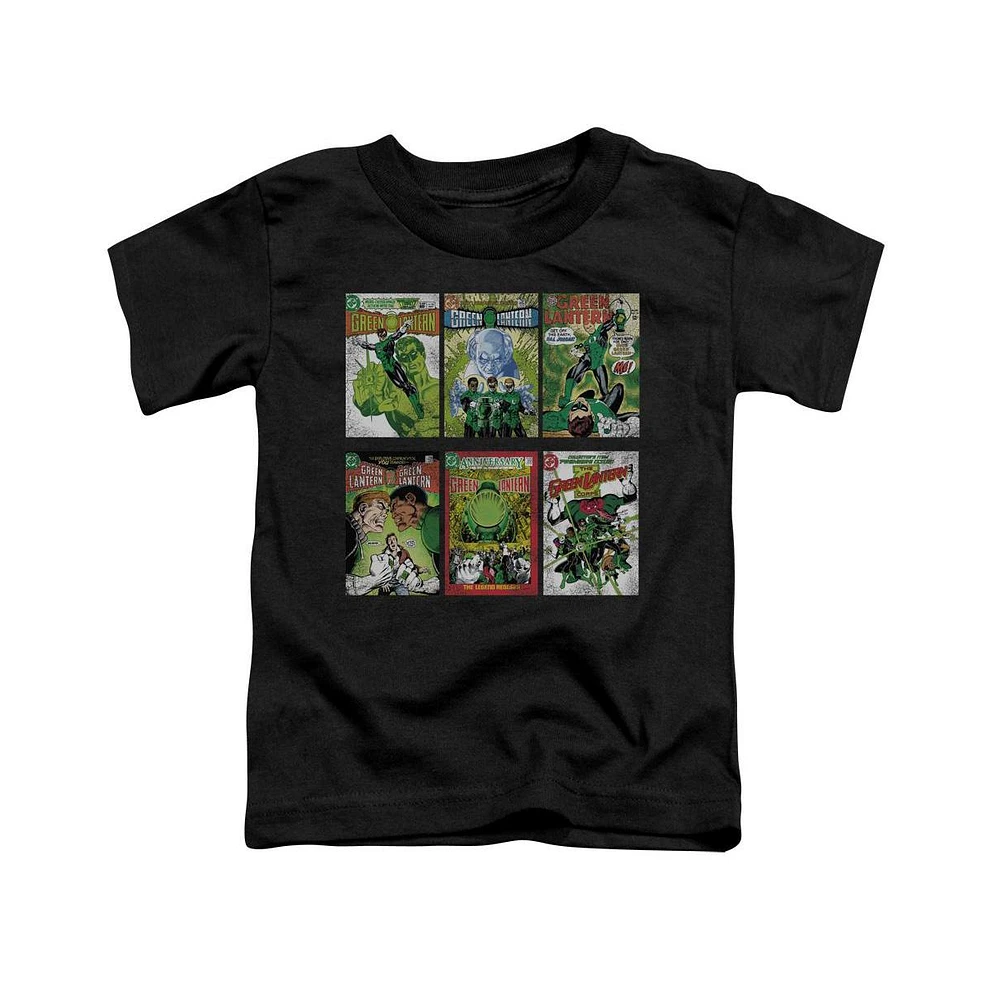 Green Lantern Toddler Girls Baby-Girls Gl Covers Short Sleeve Tee / T-Shirt