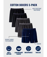 KingSize Big & Tall Cotton Boxers 5-Pack