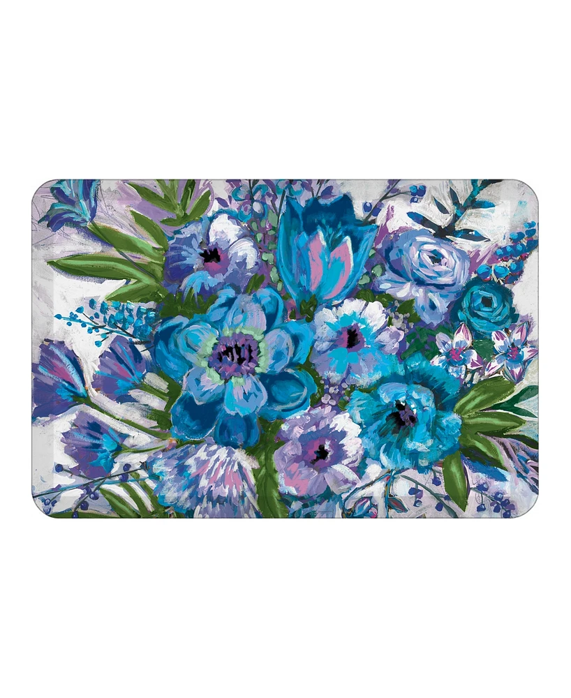 Laural Home Posies Anti-Fatigue Kitchen Mat, 20" x 30"