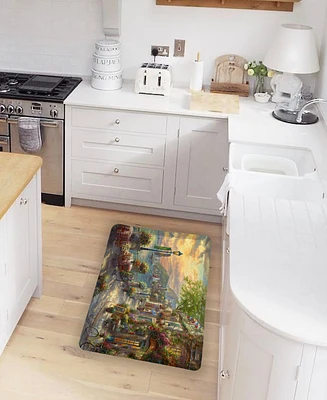 Thomas Kinkade French Riviera Cafe Anti-Fatigue Kitchen Mat, 20" x 30"