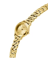 Guess Women's Analog Gold Tone Steel Watch, 25mm