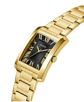 Guess Men's Analog Gold Tone Stainless Steel Watch, 34mm