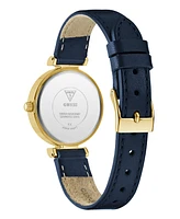 Guess Women's Analog Genuine Leather Watch
