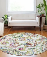 Addison Chantille Machine Washable ACN834 8'x8' Round Area Rug