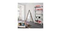 Slickblue Heavy Duty 60 inch Adjustable 5-Shelf Metal Storage Rack