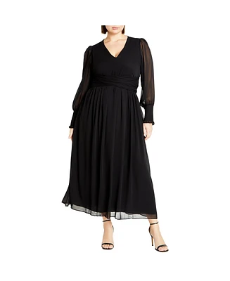 City Chic Plus Selena Maxi Dress