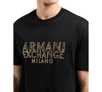 rmani Exchange Men's Stud Logo T-Shirt