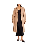 City Chic Plus Size Laylo Trench Coat