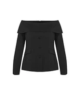 City Chic Plus Talia Jacket