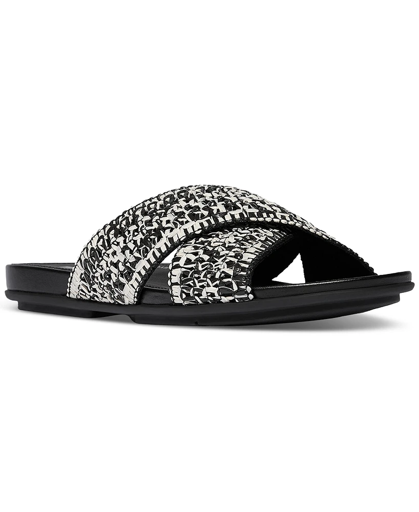 FitFlop Women's Gracie Woven Cross Slide Sandals