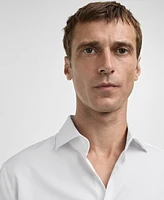 Mango Men's Slim-Fit Cotton Shirt