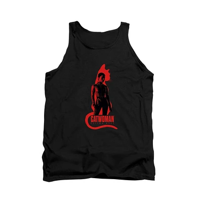 Batman Men's The Selina Kyle Cat Silhouette Adult Tank Top