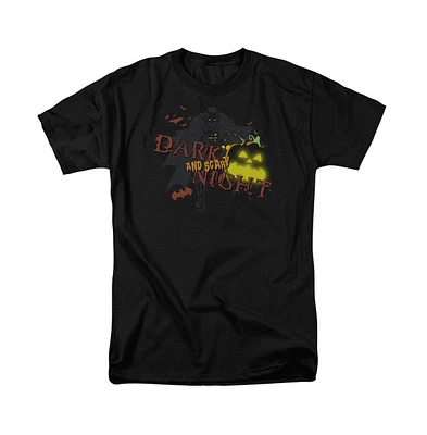 Batman Mens Dark And Scary Night Short Sleeve Adult Tee / T-Shirt