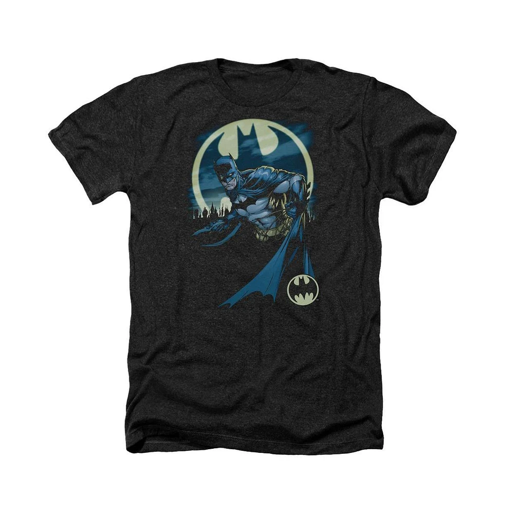 Batman Men's Heed The Call Adult Heather Tee / T-Shirt