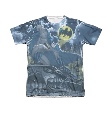 Batman Men's Gotham Gargoyle Adult 65/35 Poly/Cotton Short Sleeve Tee / T-Shirt