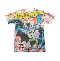 Batman Men's 75 Panels Adult Poly/Cotton Short Sleeve Tee / T-Shirt