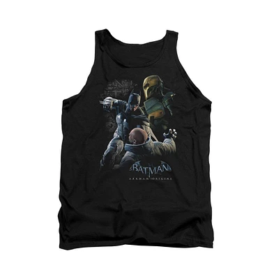 Batman Men's Arkham Origins Punch Adult Tank Top