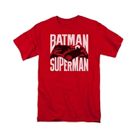 Batman V Superman Men's Silhouette Fight Short Sleeve Adult Tee / T-Shirt