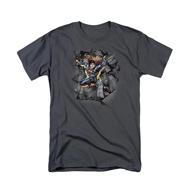 Superman Big & Tall Break On Through Short Sleeve Adult Tee / T-Shirt