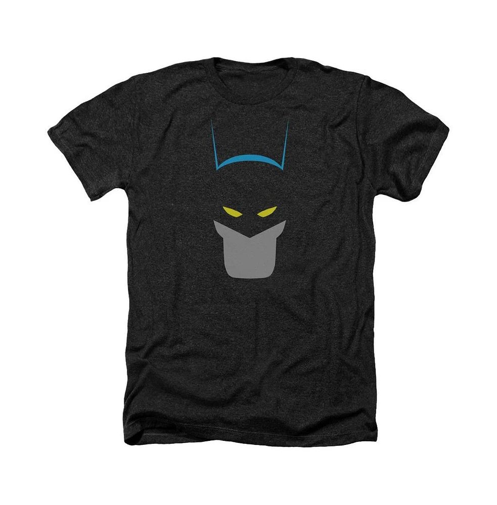 Batman Men's Simplified Adult Heather Tee / T-Shirt