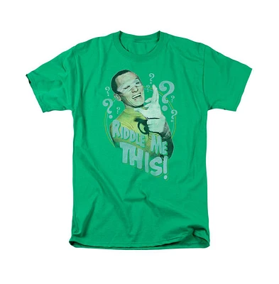 Batman Men's Classic Tv Riddle Me This Short Sleeve Adult Tee / T-Shirt