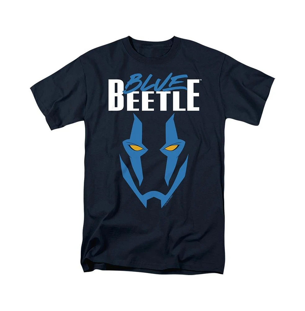 Blue Beetle Men's Mask Short Sleeve Adult Tee / T-Shirt